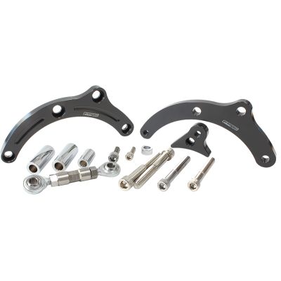 AeroFlow=Billet Aluminium Alternator Bracket Suit Big Block Chevy Low mount