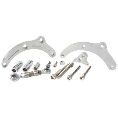 AeroFlow=Billet Aluminium Alternator Bracket Suit Big Block Chevy Low mount
