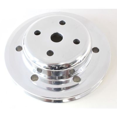 AeroFlow=Billet Water Pump Pulley Single V groove suit Holden 253-308