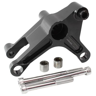 AeroFlow=LS Series Billet Alternator Bracket - Black Suits LS Series Engines