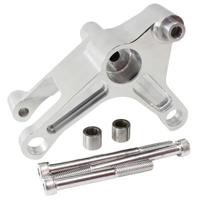 AeroFlow=LS Series Billet Alternator Bracket - Polished Suits LS Series Engines