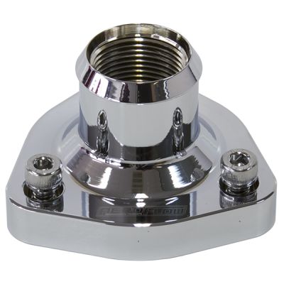 AeroFlow=Billet Thermostat Housing - Chrome Suits Nissan/Holden RB Engines