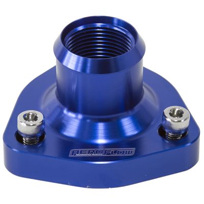 AeroFlow=Billet Thermostat Housing - Blue Suits Nissan/Holden RB