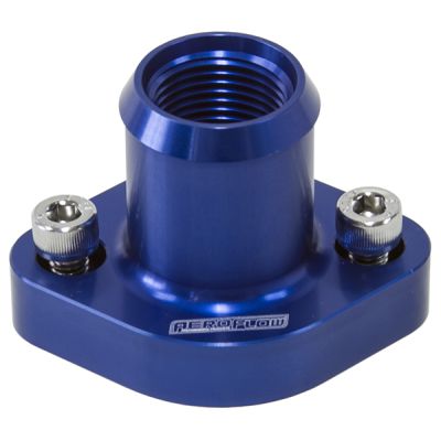 AeroFlow=Billet Top Water Housing - Blue Suits Nissan/Holden RB30