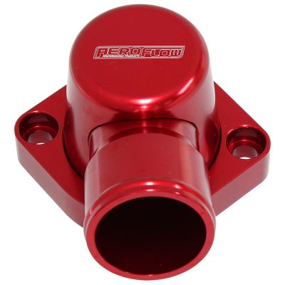 AeroFlow=Billet Thermostat Housing-Red Suit Big Block Ford 429-460