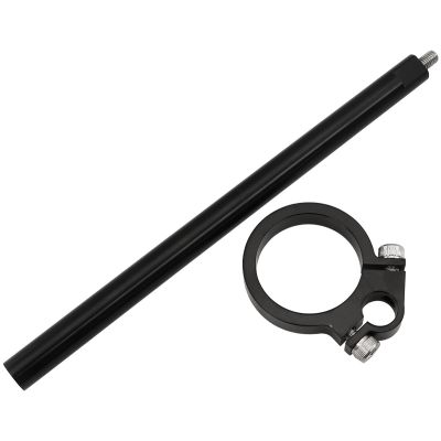 AEROFLOW = Universal 40mm Fuel Pump Bracket & Stalk Black Finish