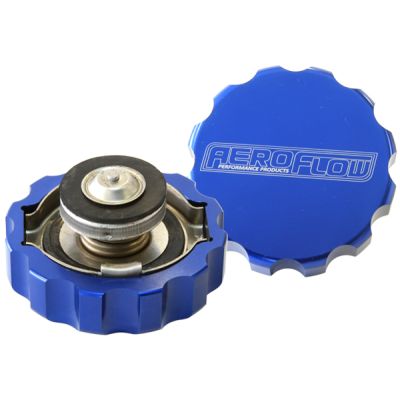 AERFOFLOW=Billet Radiator Cap Large Style 7 psi (0.5 Bar) suit 42mm Water Neck