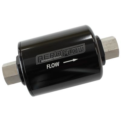 AEROFLOW = Billet OEM Style Fuel Filter with 40 Micron Element Fits Ford with M14 x 1.5