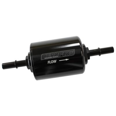 AEROFLOW = Billet OEM Style Fuel Filter - Black With 40 Micron Element Suit Holden