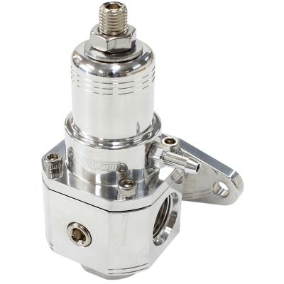 AEROFLOW = Carburettor/EFI 3-Port 800hp Billet Fuel Pressure Bypass Regulator 3-60 psi