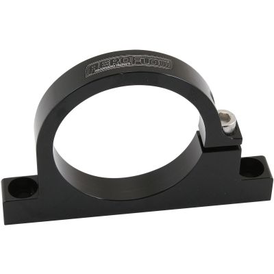 AEROFLOW = Billet Filter Bracket - Black Finish Suits AF66-2056 and AF66-2057 Fuel Filter