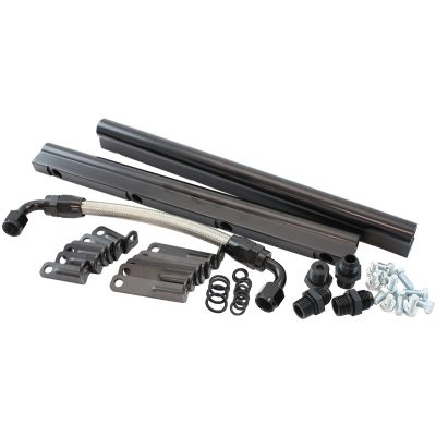 AeroFlow=GM LS Fuel Rail Kit for Rectangle Port Carburettor Street Single Plane EFI