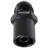 AEROFLOW=Press In Rear Valve Cover Breather Adapter -8AN (20mm O.D)