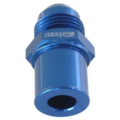 AEROFLOW=Press In Rear Valve Cover Breather Adapter -8AN (19mm O.D)