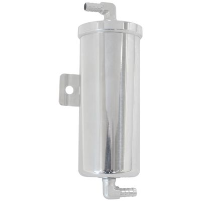 AeroFlow=Universal Radiator Overflow Tank 6-3/4"(171mm) Hx3"(76mm) O.D-Polished Finish