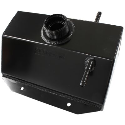 AeroFlow=Fabricated Radiator Overflow Tank - Black Suit Ford Mustang 2015-20