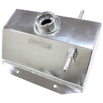 AeroFlow=Fabricated Radiator Overflow Tank - Polished Suit Ford Mustang 2015-17