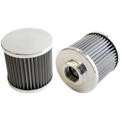 AEROFLOW=Stainless Steel Billet Breather with -10AN Female Thread