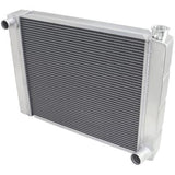 AERFOFLOW=Universal GM Aluminium Radiator Single Pass 25" x 19" x 3"