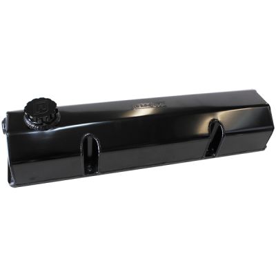AeroFlow=SB Chev Fabricated Billet Valve Covers with -12ORB Breather Ports