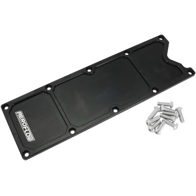 AeroFlow=GM LS1 Billet Valley Plate Black Finish Suit GM LS1 Series