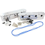 AeroFlow=GM LS 2 Piece Retro Smooth Valve Cover Set Polished Finish Suit GM LS Series