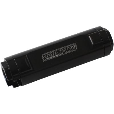 AeroFlow=Dual Female 3/8" Push-On EFI Fuel Fitting Black Finish