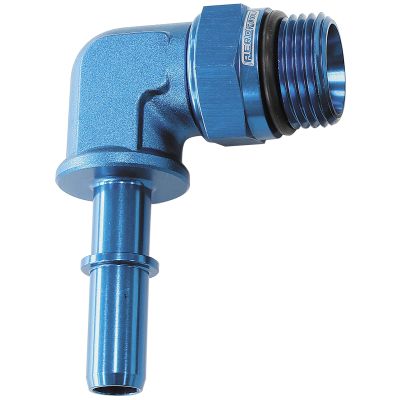 AeroFlow=Push-On EFI Fuel Fittings - Blue 7.93mm (5/16) to -8 ORB