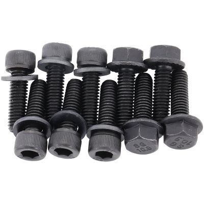 AeroFlow=Nissan SR20 Oil Pan Bolt Kit M6 Steel Bolts Pack of 10