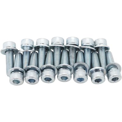 AeroFlow=GM 4L60 Transmission Oil Pan Bolt Kit M6 Steel Bolts