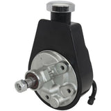 AeroFlow=Saginaw Power SteeringPump - Black Finish GM Saginaw Pump with No Pulley