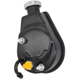 AeroFlow=Saginaw Power SteeringPump - Black Finish GM Saginaw Pump with No Pulley