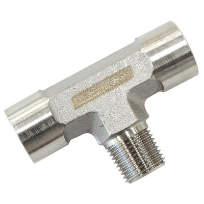 AeroFlow=1/8" BSPT Female Tee With Male On Side