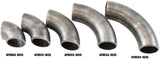AeroFlow=1-3/8" (35mm) Steam Pipe Tube 90 Degree Bend 2.0D Radius 1/8"