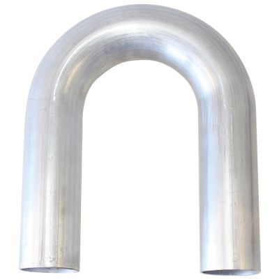 AeroFlow=180" Aluminum Mandrel Bend 1" (25.4mm) Dia. 1/16" (1.63mm) Wall