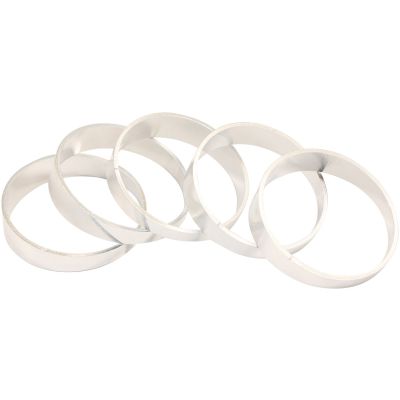 AeroFlow=Aluminium 2.25" Pie Cuts Sold as a Pack of 5 to make a 45° Bend