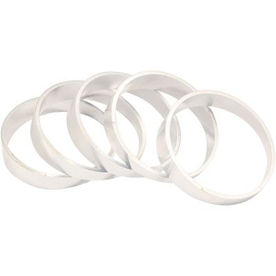 AeroFlow=Aluminium 2.50" Pie Cuts Sold as a Pack of 5 to make a 45° Bend