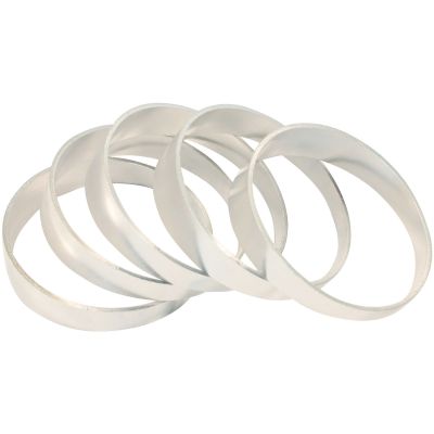 AeroFlow=Aluminum 3.50" Pie Cuts Sold as a Pack of 5 to make a 45° Bend