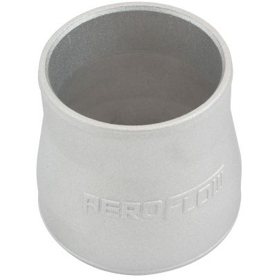 AeroFlow=Straight Reducer Cast Pipe Natural Finish 3-1/2" (89mm) to 3" (76mm) O.D