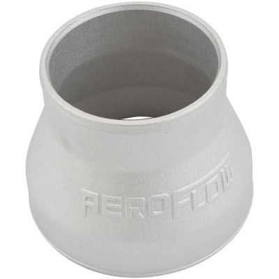 AeroFlow=Straight Reducer Cast Pipe Natural Finish 4" (101mm) to 3"
