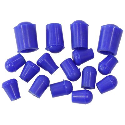 AeroFlow = Vacuum Blank Off Plug Kit (16 piece)
 Blue Finish