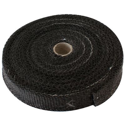 AeroFlow=Exhaust Insulation Wrap 1" Wide 50ft Length Black