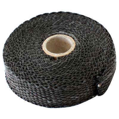 AeroFlow=Exhaust Insulation Wrap 1" Wide 15ft Length Black