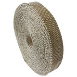 AeroFlow=Exhaust Insulation Wrap 1" Wide 50ft Length Titanium