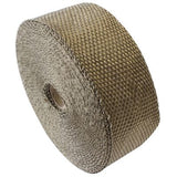 AeroFlow=Exhaust Insulation Wrap 2" Wide 50ft Length Titanium