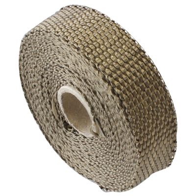 AeroFlow=Exhaust Insulation Wrap 1" Wide 15ft Length Titanium