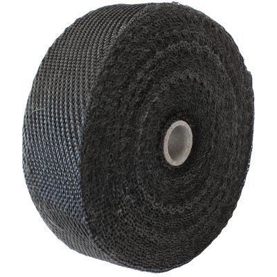 AeroFlow=Exhaust Insulation Wrap 2" Wide 50ft Length Black Titanium