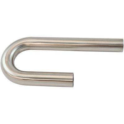 AeroFlow=Stainless Steel 180° Mandrel J Bend 1-1/4" O.D .065" Wall 6"/12" Leg