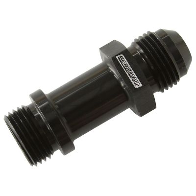 AeroFlow = ORB to Male AN Extension -8AN
 Black Finish
