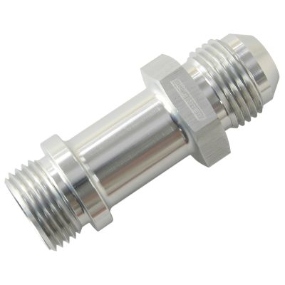 AeroFlow = ORB to Male AN Extension -8AN
 Silver Finish